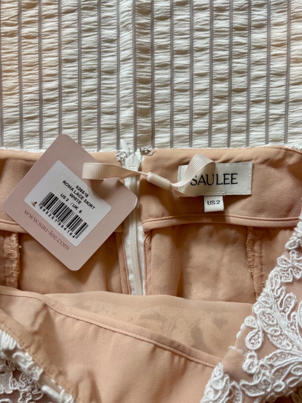 Sau Lee NWT Roma Lace Top & Skirt Set - Picture 9 of 11